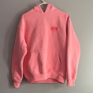 XS/S White Fox Hoodie - Pink